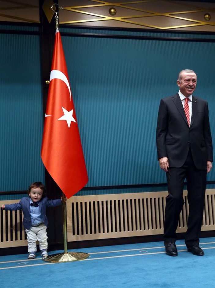 Erdoğan Cumhurbaşkanlığı Sarayı'nda konuştu