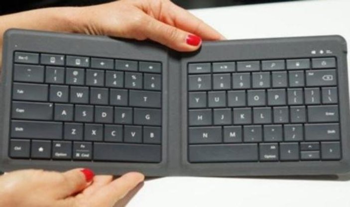 Microsoft katlanabilen klavye yaptı