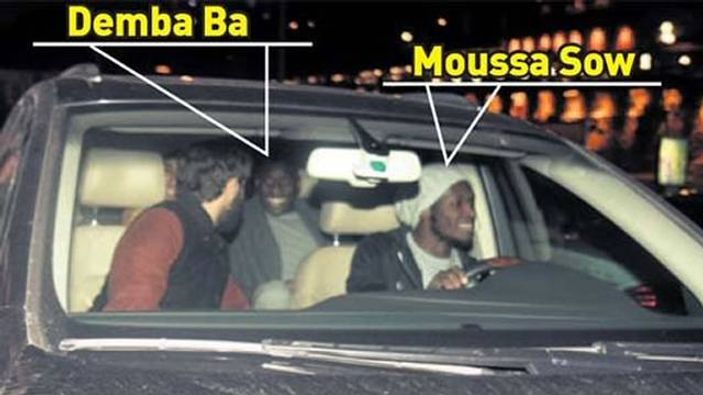 Demba Ba ve Sow dostluğu