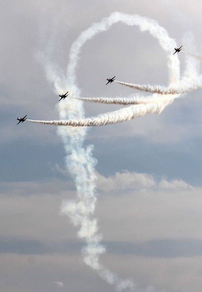 Türk yıldızlarından Çanakkale Zaferi gösterisi