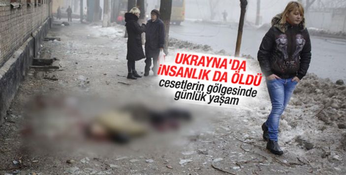 Ukrayna'da halk çatışmalara alıştı