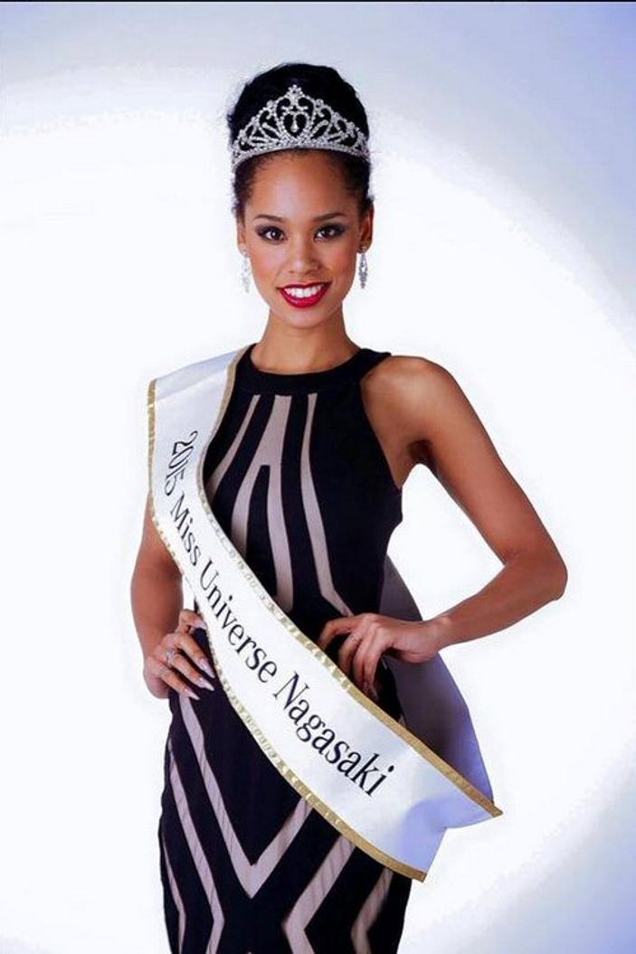 Japonya'nın en güzeli Ariana Miyamoto oldu