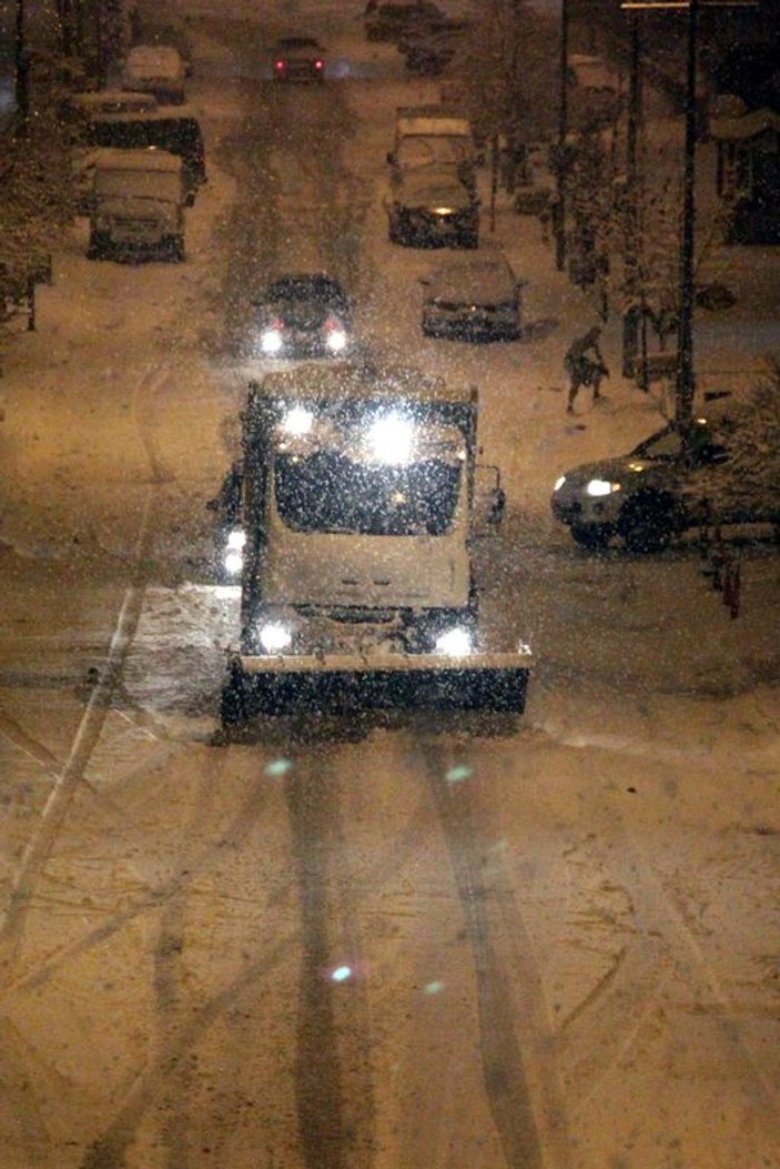 Ankara'da kar yağışı