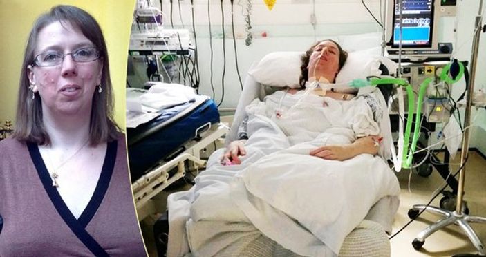 Fişinin çekileceğini duyan kadın komadan çıktı