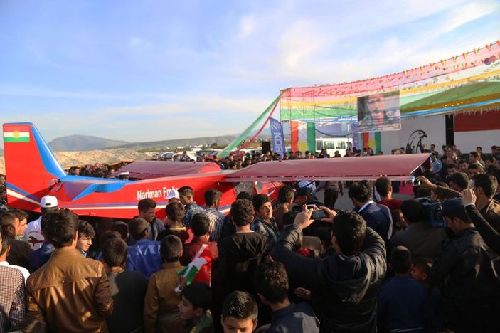 Iraklı mucit Peşmerge için uçak yaptı