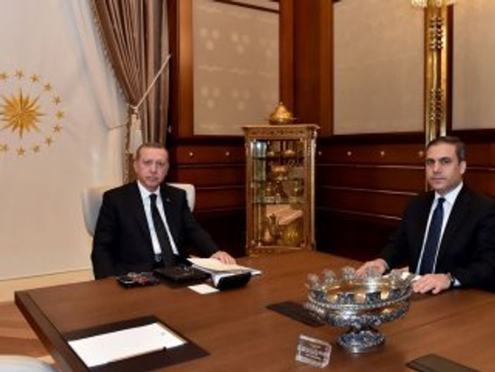 Hakan Fidan Cumhurbaşkanı Erdoğan ile görüştü