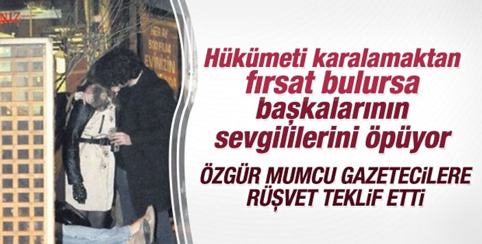 Özgür Mumcu sokakta aşka geldi