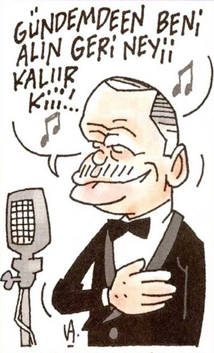 Gündemi belirleyen Erdoğan karikatürü