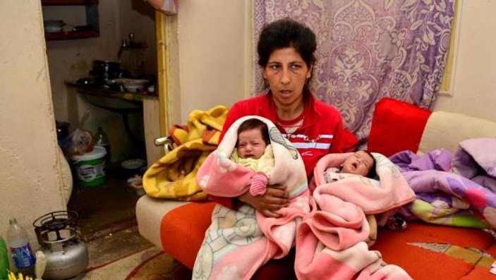 Adana'da 40 günlük ikizler sütsüz kaldı
