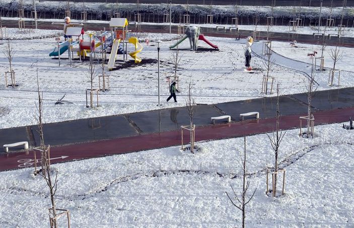 Ankara'ya kar yağdı