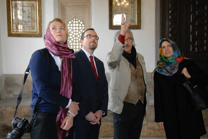 ABD Büyükelçisi Bass ve eşi Konya'yı ziyaret etti
