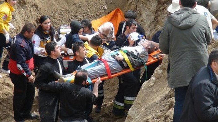 Çankırı'da göçük altında kalan 2 işçi hayatını kaybetti