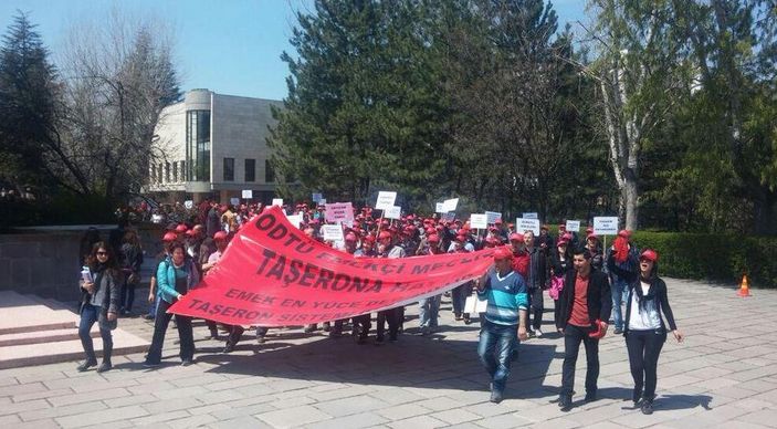 ODTÜ'lüler yine eylemde