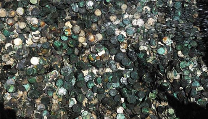 Batık gemiden hazine çıktı