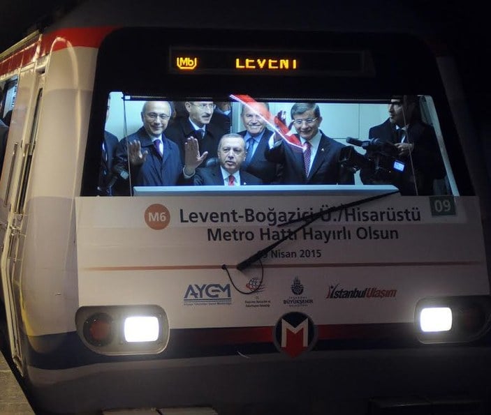 Levent - Hisarüstü metro hattı açıldı