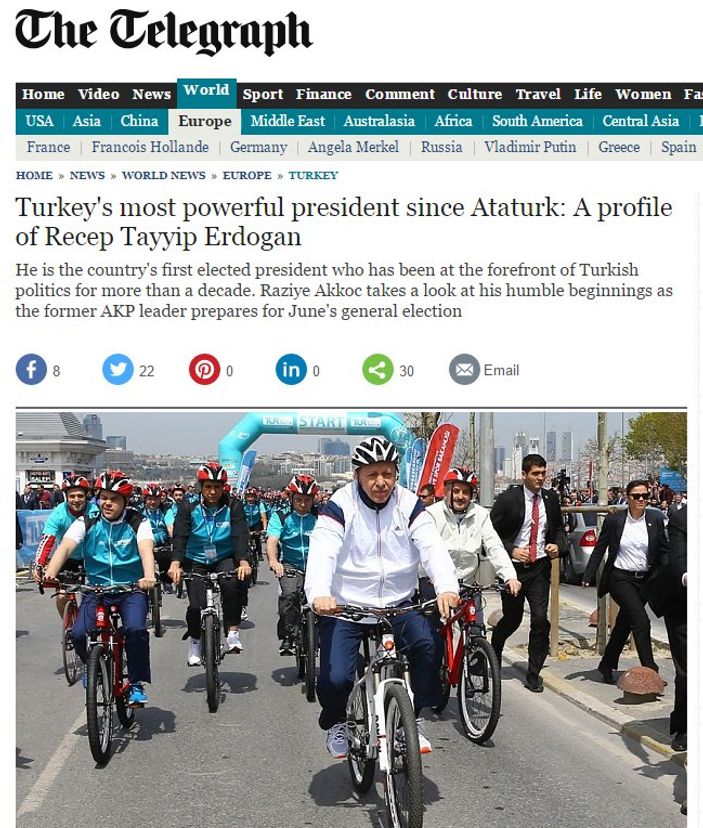 İngiliz Telegraph'tan Cumhurbaşkanı Erdoğan profili