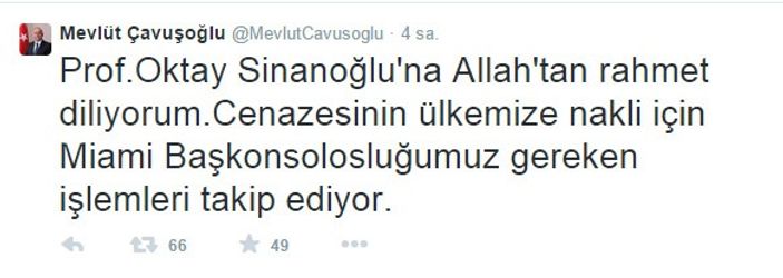 Oktay Sinanoğlu hayatını kaybetti