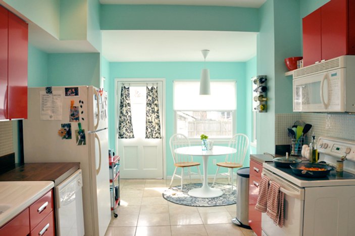 Mutfak duvarı için renk seçenekleri