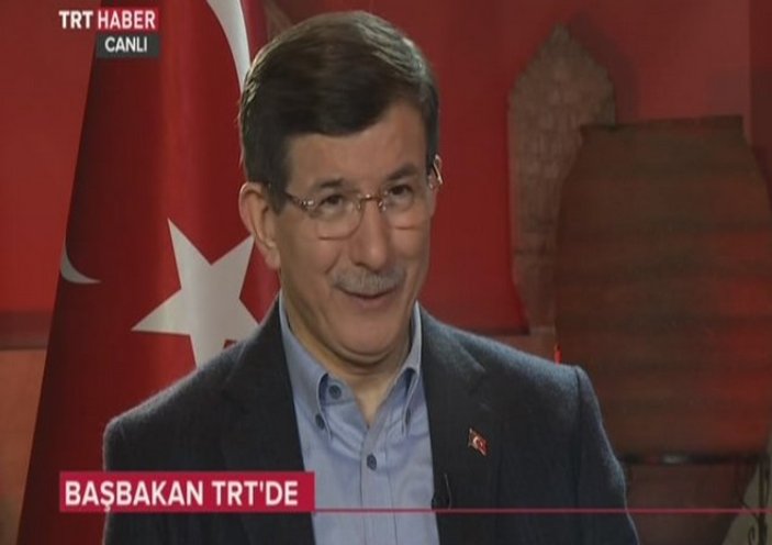 Başbakan Davutoğlu TRT Haber'de