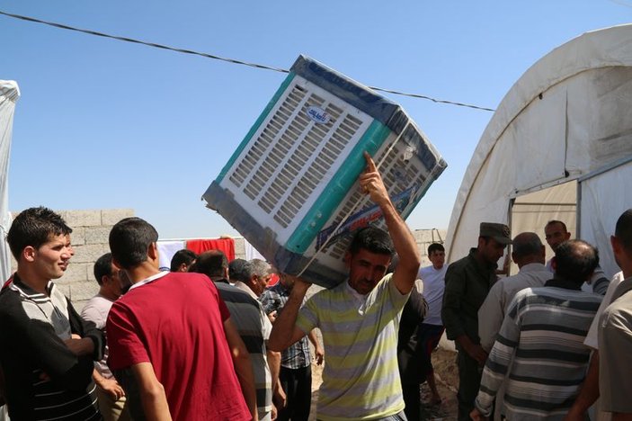Tika'dan Irak'taki Türkmen sığınmacılara yardım