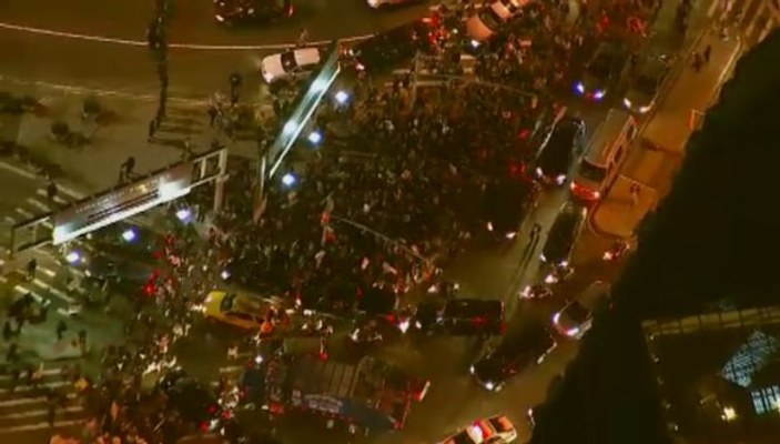 Baltimore protestoları New York'a sıçradı