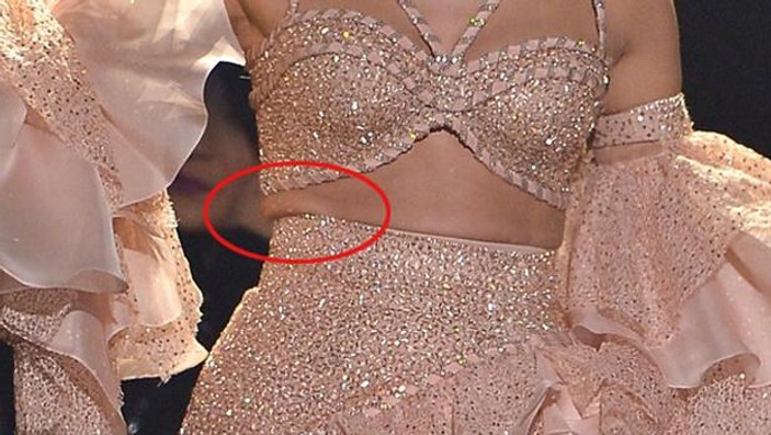 Jennifer Lopez'in fazla kiloları dikkat çekti