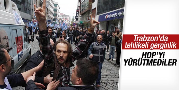 Trabzon'da yürütülmeyen HDP'lilere CHP'den destek
