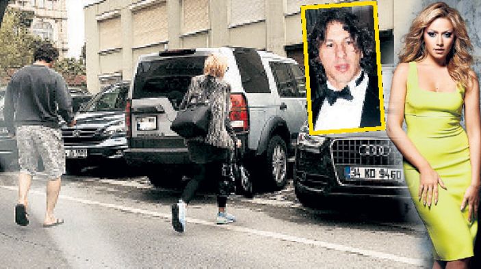 Hadise Uğur Güven'in evinden çıkarken görüntülendi