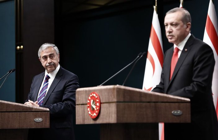 Cumhurbaşkanı Erdoğan ile Akıncı'nın ortak açıklaması