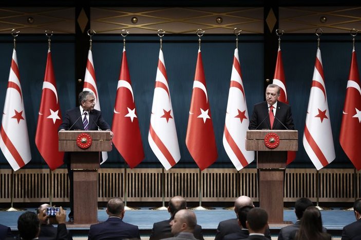 Cumhurbaşkanı Erdoğan ile Akıncı'nın ortak açıklaması