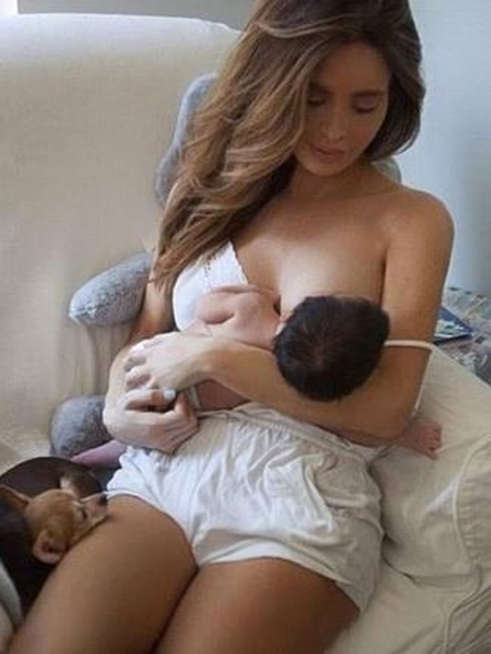 Sarah Stage'nin doğum sonrası fotoğrafları