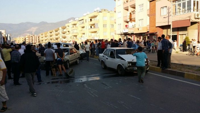 Hatay'da iki bacanak trafikte terör estirdi