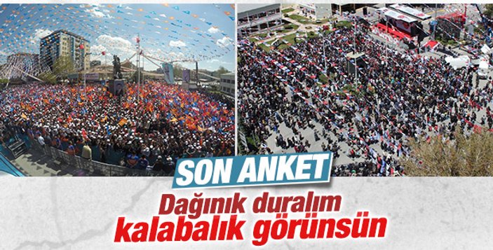 Ahmet Davutoğlu: En iyi kamuoyu yoklaması meydanlardır