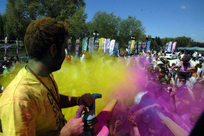 Eskişehir'de yapılan koşudan renkli görüntüler