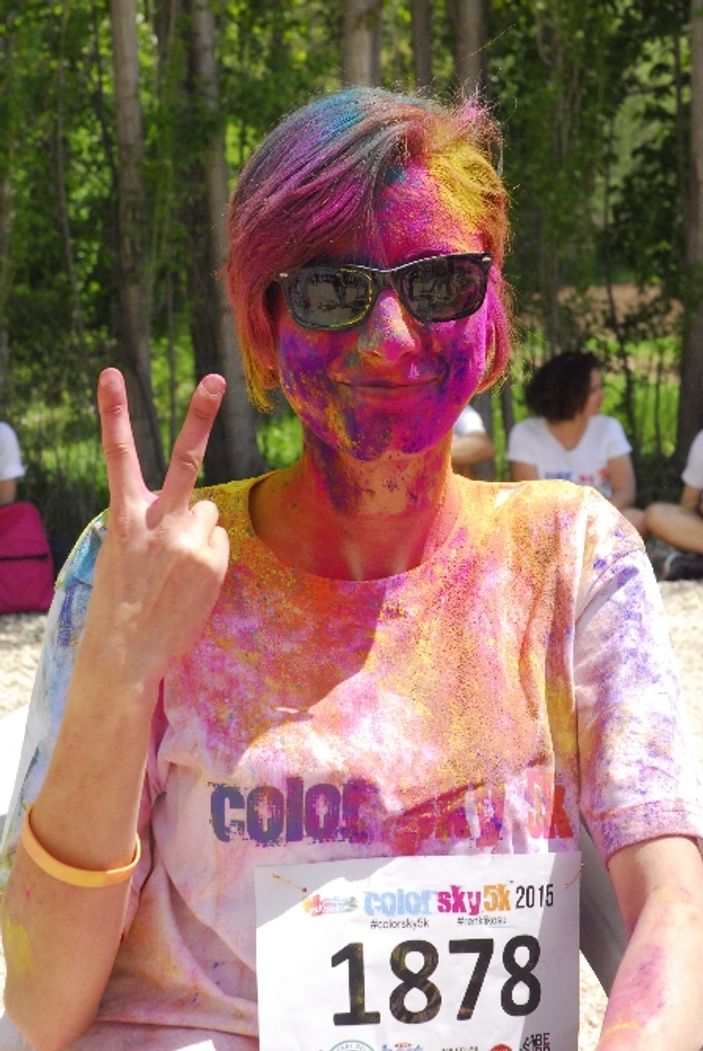 Eskişehir'de yapılan koşudan renkli görüntüler