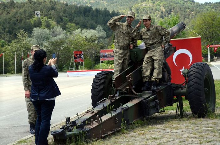 Ankara'da 96 engelli genç temsili asker oldu