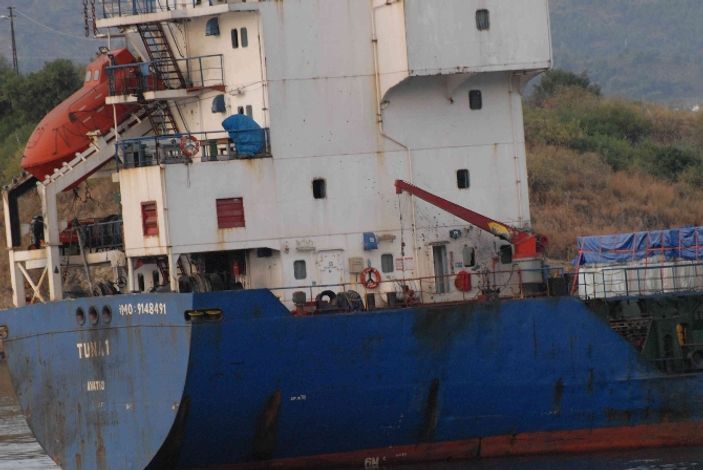 Libya’da vurulan Türk gemisi Fethiye’ye ulaştı