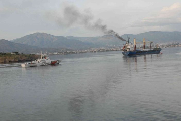 Libya’da vurulan Türk gemisi Fethiye’ye ulaştı
