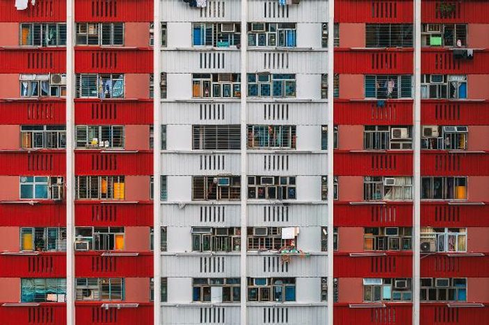 Hong Kong'un baş döndüren binaları