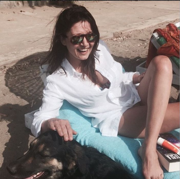 Nurgül Yeşilçay tatile devam ediyor