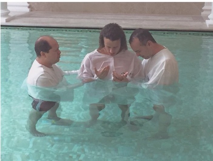 David Luiz bakirlik vaftizi