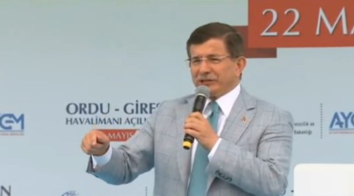 Erdoğan ve Davutoğlu Ordu-Giresun havalimanı açılışına katıldı