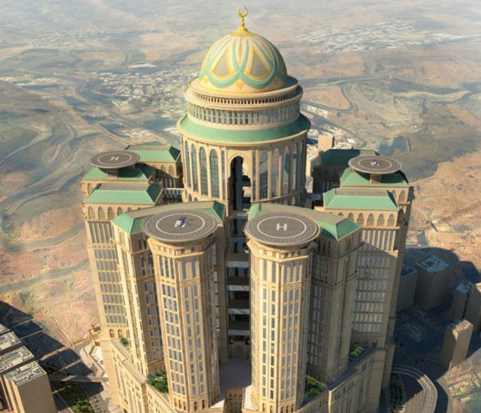 Dünyanın en büyük oteli Mekke'ye inşa edilecek