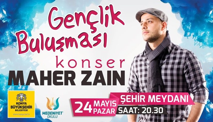Maher Zain Konya’da gençlerle buluşacak