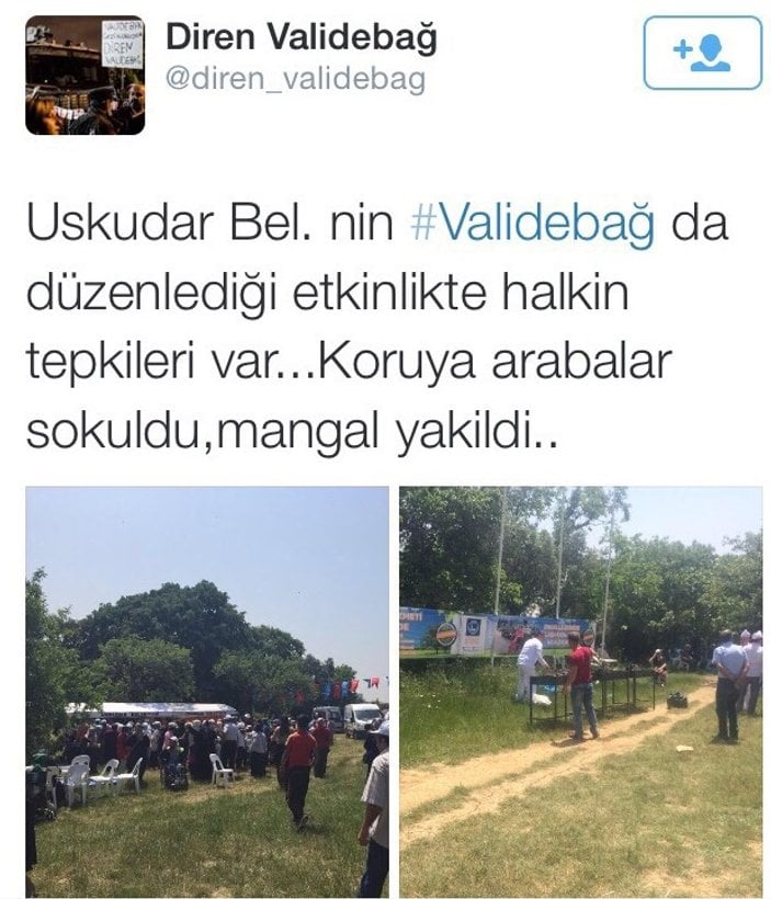 Üsküdar Belediyesi'nden Validebağ'da mangal etkinliği