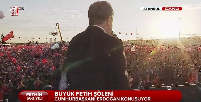 Cumhurbaşkanı Erdoğan'ın İstanbul'un Fethi konuşması