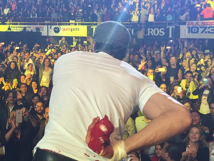 Enrique Iglesias konser sırasında yaralandı