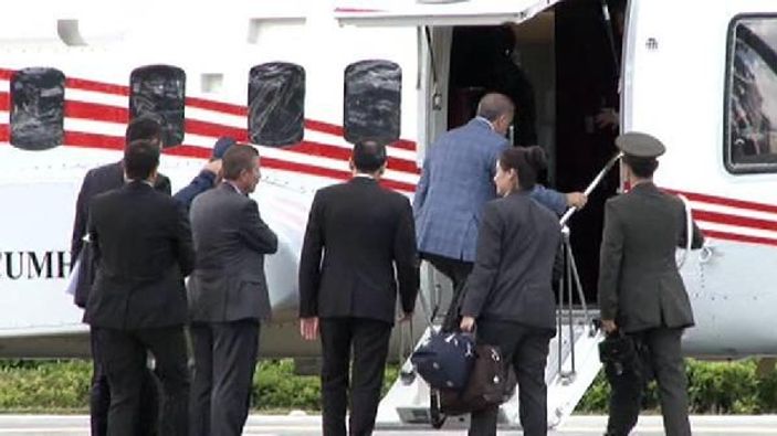 Cumhurbaşkanı Erdoğan ilk kez Tarabya Köşkü'nde kaldı