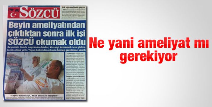 Sözcü hala klozet muhalefeti yapıyor