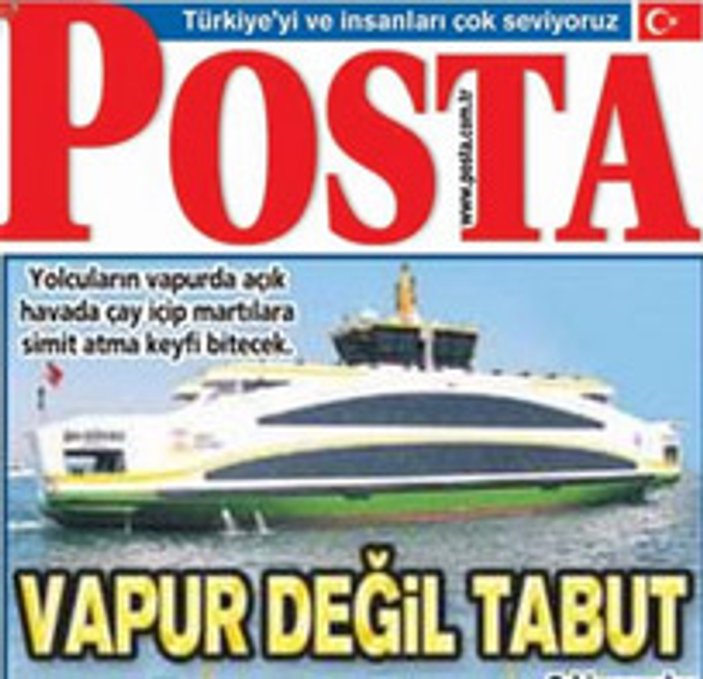 Doğan Medya İstanbul'un yeni vapurlarını beğenmedi